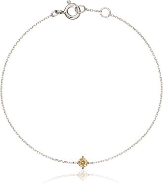Lily & Roo Silver Small Birthstone Pendant Bracelet