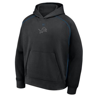 Nike Detroit Lions Rivalries Collection Air Nike Mens NFL Pullover Hoodie in Black | 06AB0B9B9J-FVA