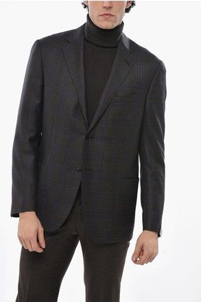 Corneliani Tartan Patterned ACADEMY LIGHT Half-lined Blazer size 54