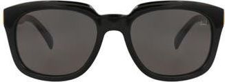 Dunhill 56mm Square Sunglasses in Black Black Grey at Nordstrom Rack