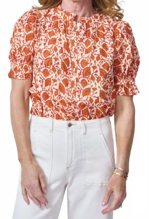 Apiece Apart Los Altos Top In Night Blooms Sorbet