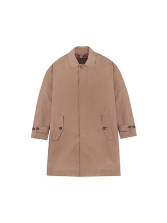 Baracuta Single-Breasted Brown Raincoat With Classic Silhouette