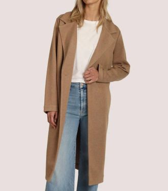 Dylan WomanS Rowan Coat W/pockets In Tan
