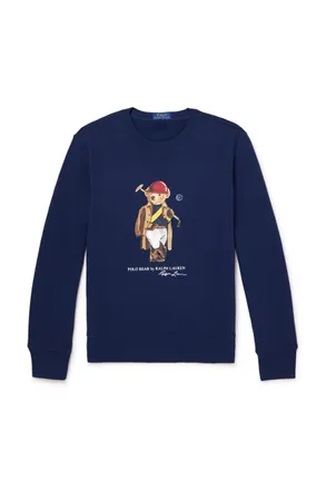 Polo Ralph Lauren Printed Cotton-Blend Jersey Sweatshirt