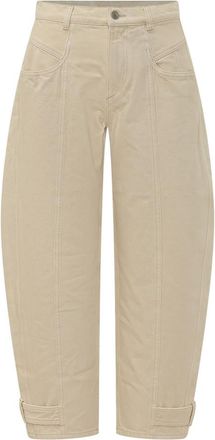 Isabel Marant Beige Relaxed Cargos Pants