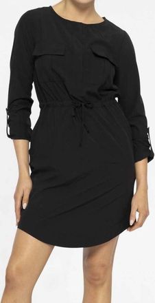 Mono B Workwear Cargo Chic Dress In Black