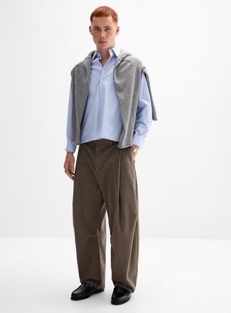Djab Mens Corduroy barrel pant Very loose barrel cut Imported from Seoul