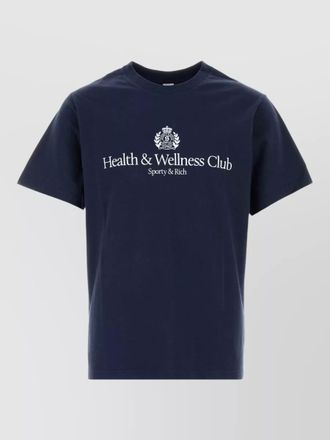 Sporty & Rich cotton crew neck t shirt graphic print
