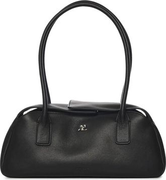 Courr&egrave;ges Handbags - Dames - Handtassen - Zwart - ONE Size - Leer - Tassen