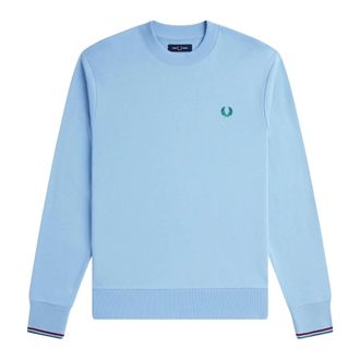 Fred Perry Hombre, Sudaderas, Azul, Talla: S