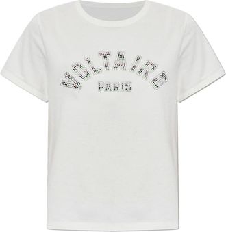 Zadig&Voltaire Tops, Dames, Wit, M, Katoen, Alys T-shirt