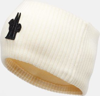 Moncler Logo virgin wool headband