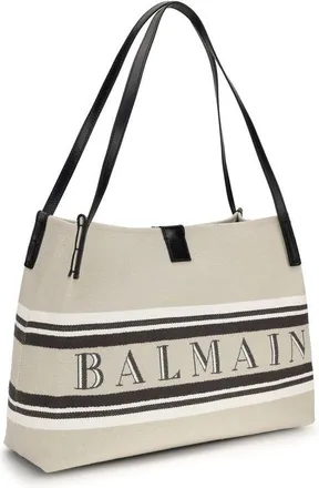 Balmain Womens Multicolor Cotton Shoulder Bag