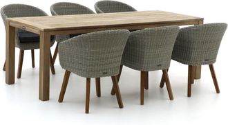 Intenso Furniture Intenso Tropea/ROUGH-S 220cm dining tuinset 7-delig