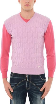 Dsquared2 Pink V Neck Sweater