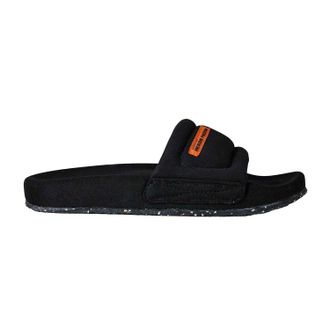 Heron Preston Dames/Dames Platte Slides (Zwart)