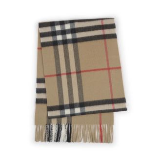 Burberry Winter Scarves, male, Multicolor, Size: ONE SIZE Checkered Scarf in Beige
