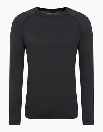 Mountain Warehouse Mens Mountain Warehouse Mens Keep The Heat Thermal Top - Black - Size: 44
