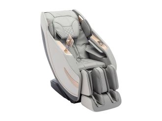 Vente-Unique Sill&oacute;n de masaje de piel sint&eacute;tica - Sistema de gravedad cero - Gris - MOWATA