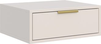 Selsey Selsey Vena - Mesita De Noche Suspendida Con Caj&oacute;n, Cachemira, 50 Cm