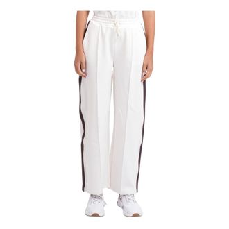 Guess Broeken, Dames, Wit, L, Polyester, Stretch Polyester Track Pants