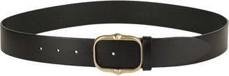 Isabel Marant Holis Riem - Dames - Riemen - Zwart - 90 CM - Leer - Accessoires