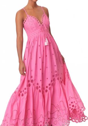 LoveShackFancy Melville Maxi Dress In Pink