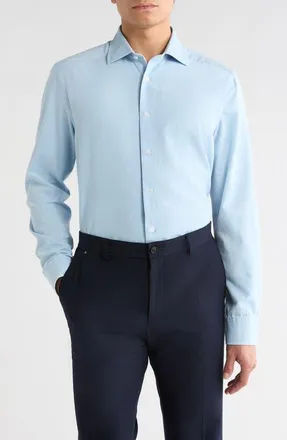 Jack Victor Waterton Cotton Denim Button-Up Shirt in Faded Denim at Nordstrom, Size Xx-Large