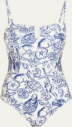 SIMKHAI Ottilie Strapless One-Piece Swimsuit