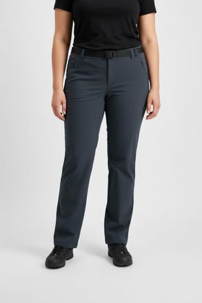 Maier Sports Outdoorhose MAIER SPORTS DA-HOSE LINING EL. LULAKA WINTER, Damen, Gr. 34, N-Gr, grau (graphite), Obermaterial: 90% Polyamid, 10% Elasthan, Hosen Outdo