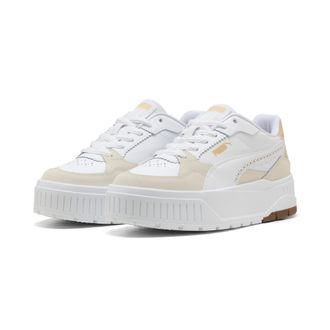 Puma Sneaker PUMA KARMEN II IDOL BOLD ELEGANCE, Damen, Gr. 42, puma wei&szlig;, puma wei&szlig;, alpine snow, Leder, Schuhe Sneaker