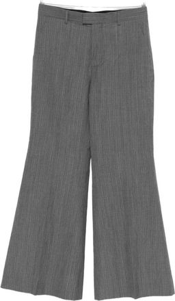 Ann Demeulemeester Grey Pressed Crease Trousers