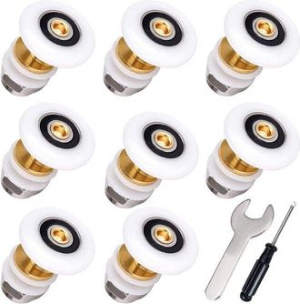 OEM Rodillos Deslizantes Para Puertas De Ducha, 8 Unidades, Con Varios Di&aacute;metros - 27 Mm