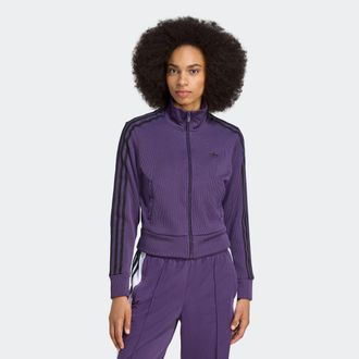 adidas Trainingsjacke ADIDAS ORIGINALS FIREBIRD TT, Damen, Gr. XL, aurora plum, wei&szlig;, Obermaterial: 100% Polyester, normal, Jacken Trainingsjacke, f&uuml;r vielse