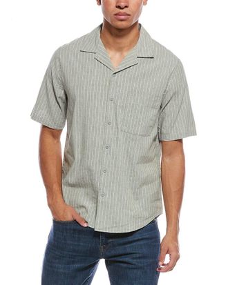 Onia Stretch Linen-Blend Vacation Shirt