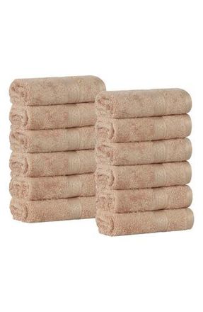 Superior 12-Pack Face Towel Set in Sand at Nordstrom Rack, Size Washcloth