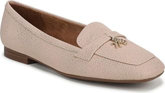Naturalizer Brody Apron Toe Loafer in Metallic Sand at Nordstrom Rack, Size 7.5
