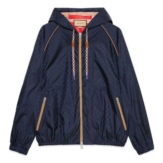 Gucci Technical GG Hooded Jacket Blue 722514-Z8BAJ-4240
