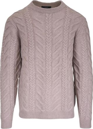 Kinross Cashmere cable-knit sweater - Neutrals