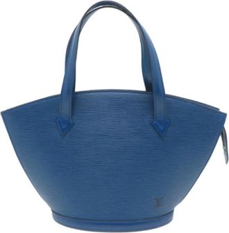 Louis Vuitton Pre-owned Epi Leather Tote - Dames - Vintage Handtas - Blauw - ONE Size - Leer - Vintage