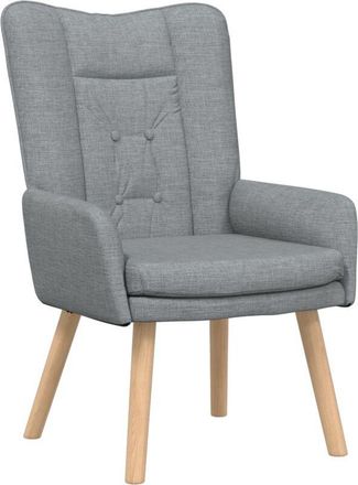 vidaXL Silla Relax Gris Claro 63 X 67 X 94 Cm Tela Vidaxl