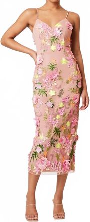 Elliatt Aella Midi Dress In Pink