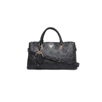 Guess Handbags, female, Black, Size: ONE SIZE Tisha Girlfriend Satchel