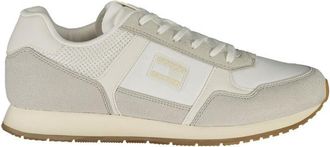 Tommy Hilfiger Mens Retro Runner Lightweight Sneaker - Ivory - Size EU 40