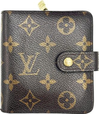 Louis Vuitton Brown Monogram Wallet (Bi-Fold) (Pre-Owned)