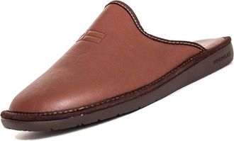 Nordikas Nordika Men Slippers (44, Leather Black)