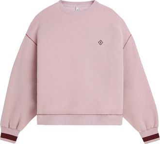 Summum Soft balloon Sweatshirt - Dames - Sweatshirts & Hoodies - Roze - Maat: 2XL Katoen