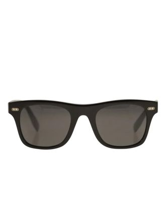 Brunello Cucinelli rectangular-frame sunglasses - Black