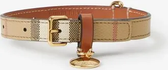 Burberry Small Check Dog Collar