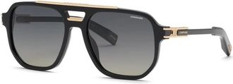 Chopard Polarized Smoke Gradient Navigator Mens Sunglasses SCH412 700P 57